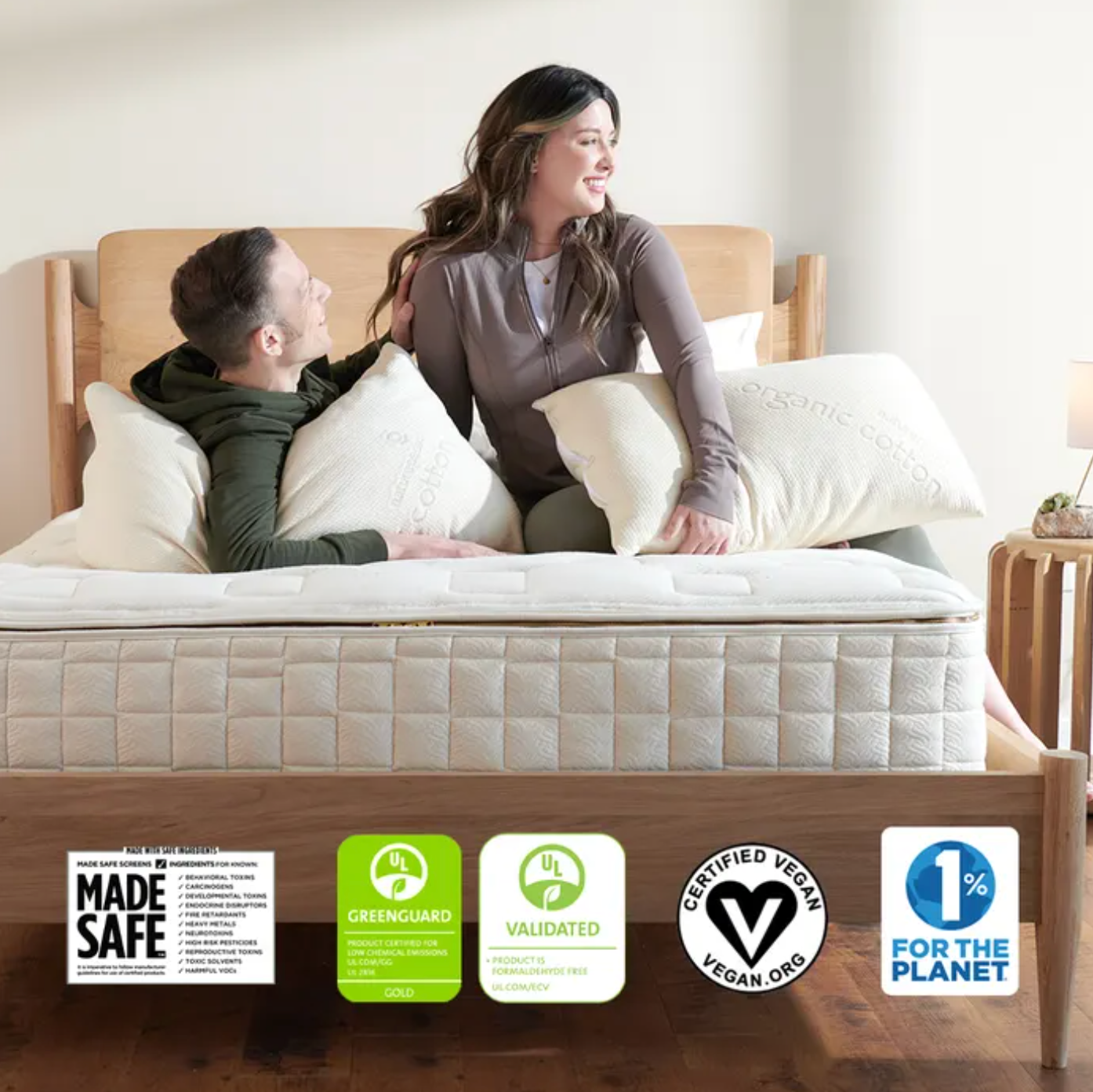 Naturepedic PLA Pillow with Organic Fabric