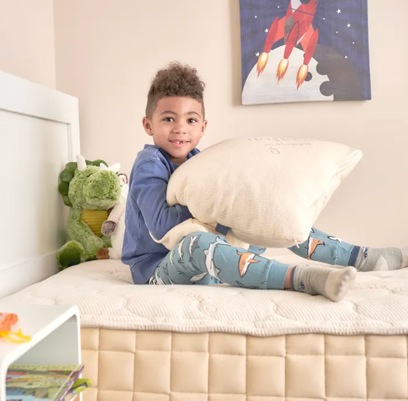 Naturepedic PLA Kids Pillow with Organic Fabric