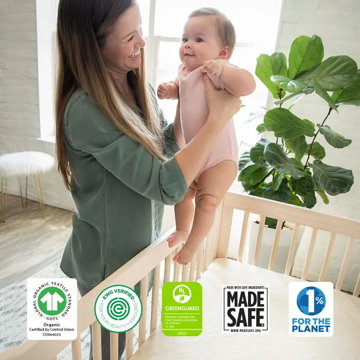 Naturepedic Organic Breathable Ultra Baby Crib Mattress (2-Stage)