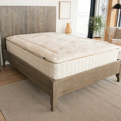 Naturepedic 2" Alpaca Mattress Topper with Organic Cotton Fabric
