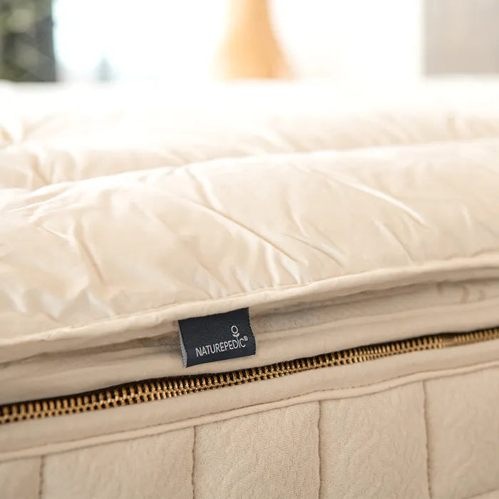 Naturepedic 2" Alpaca Mattress Topper with Organic Cotton Fabric