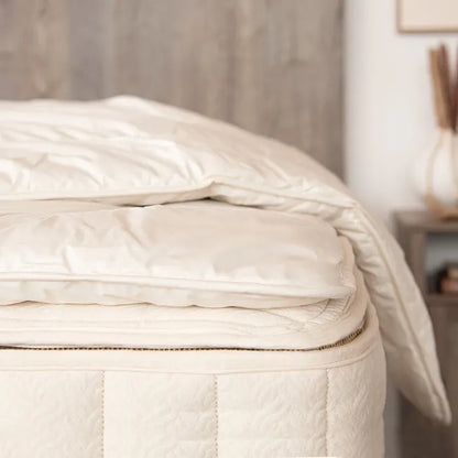 Naturepedic 2" Alpaca Mattress Topper with Organic Cotton Fabric