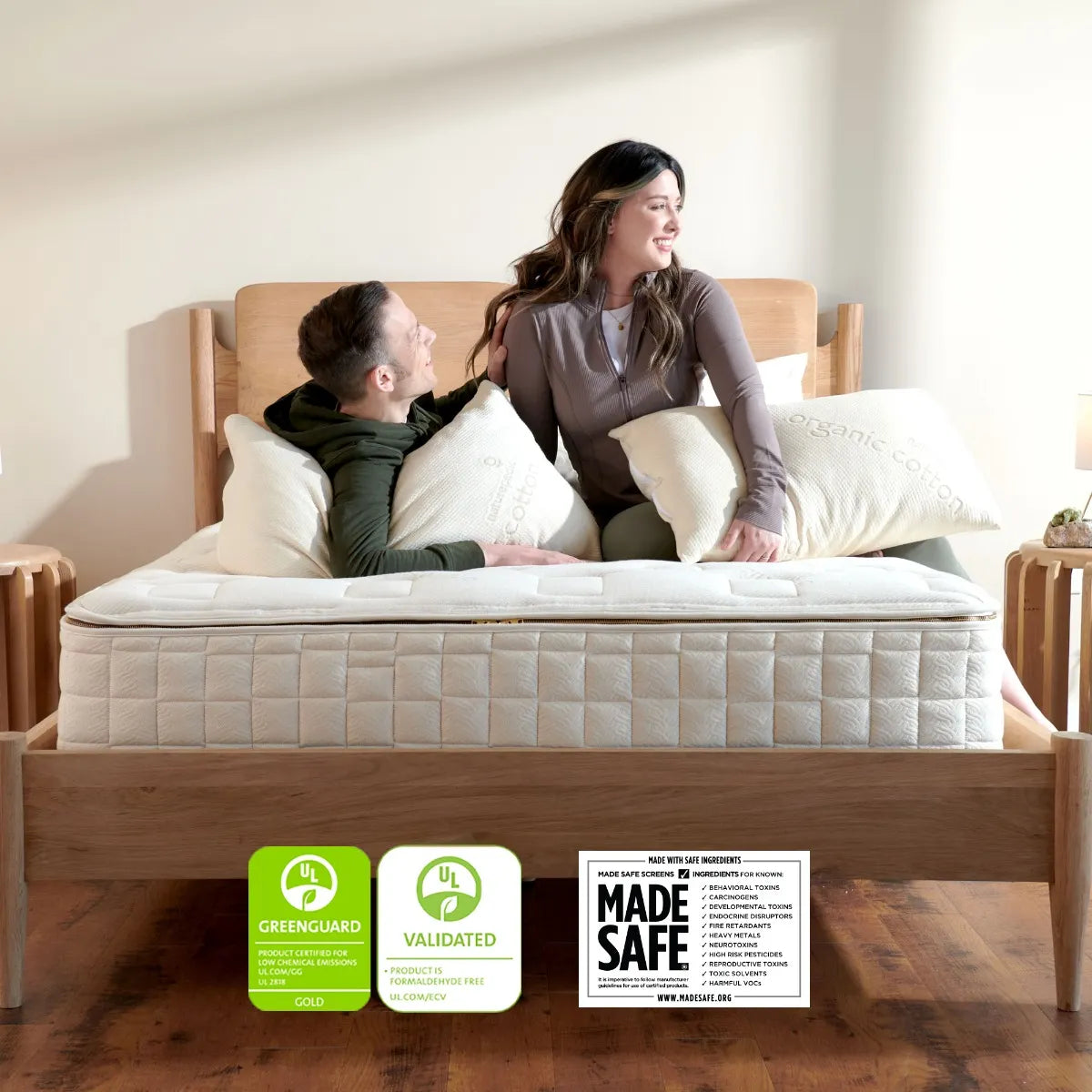 Naturepedic PLA Pillow with Organic Fabric